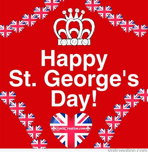 happy st george's day flag